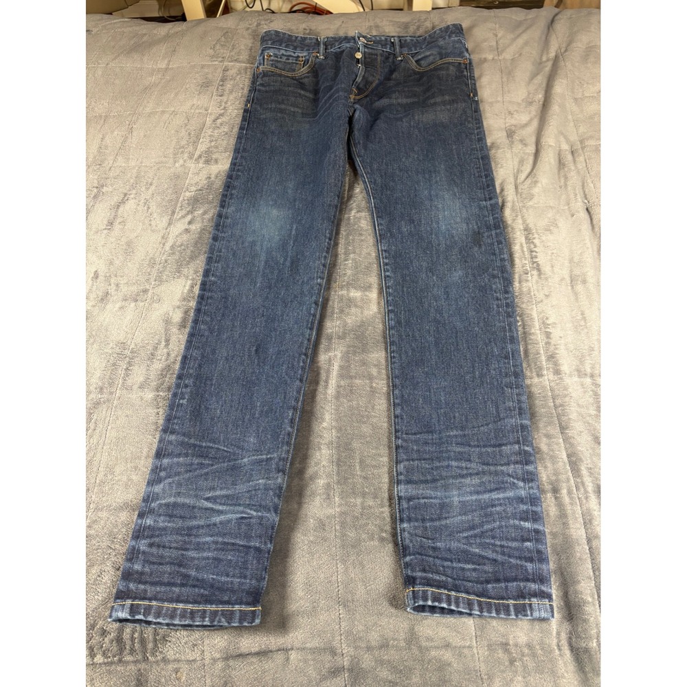 Buck Mason Ford Standard Dark Wash Jeans Mens 34 Made in USA BM12101.242